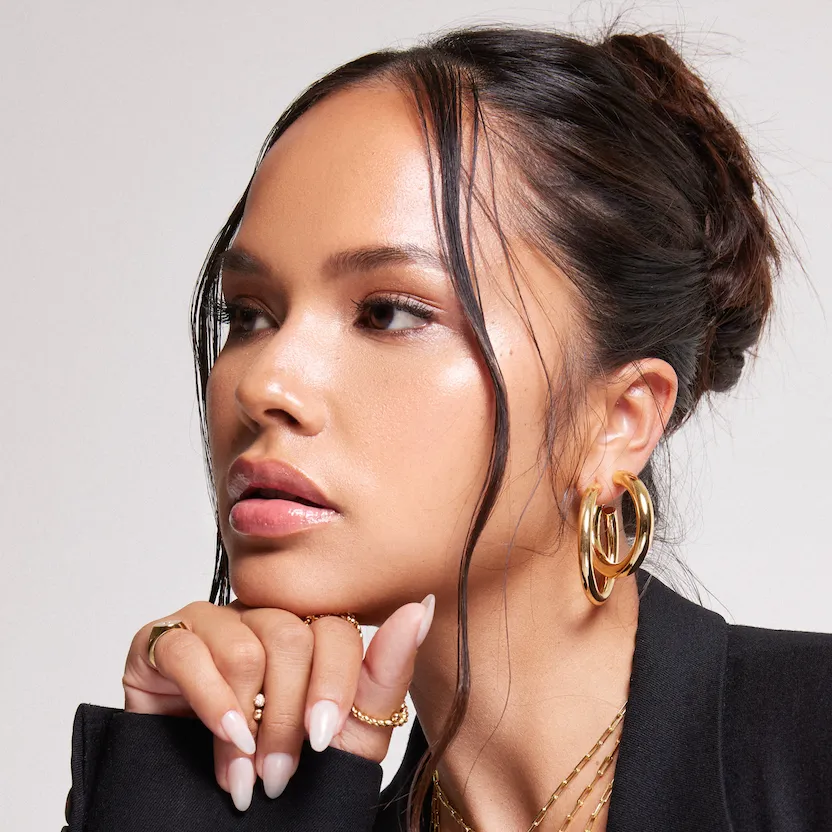 MRxSC EDIT- LILIANA MEDIUM HOOPS