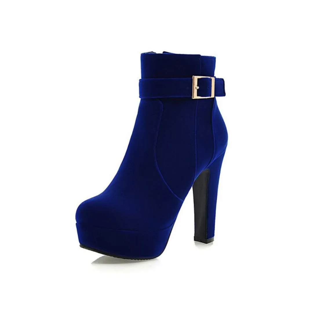 Nikoli Women's Platform Buckle Boots