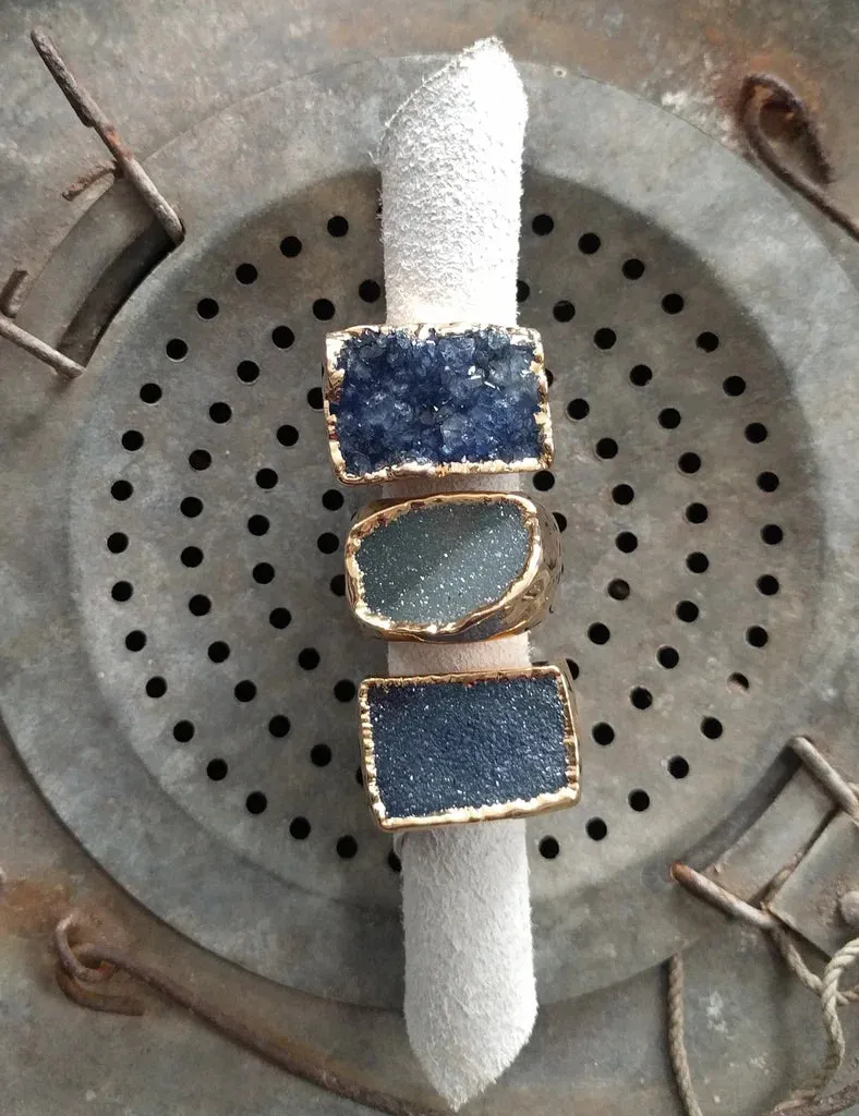 Nuance Gold Druzy Ring | More Color Options