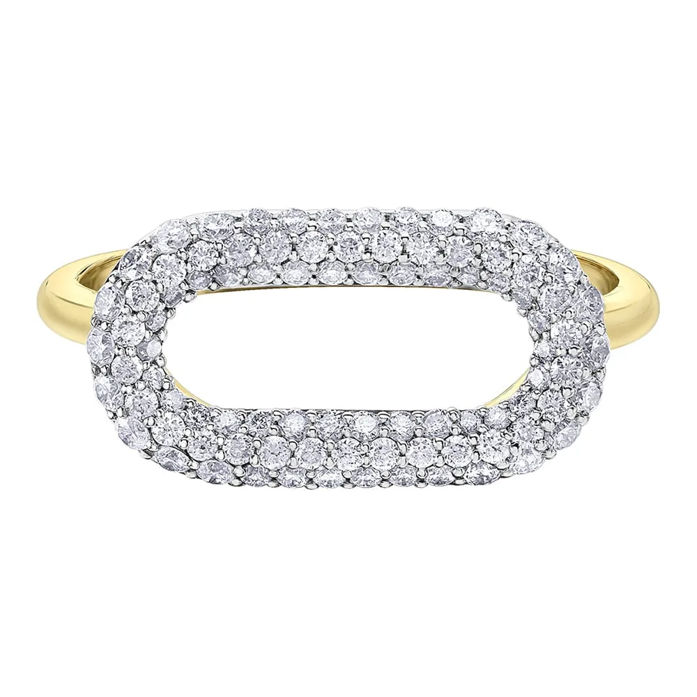 Pavé Diamond Right-Hand Ring