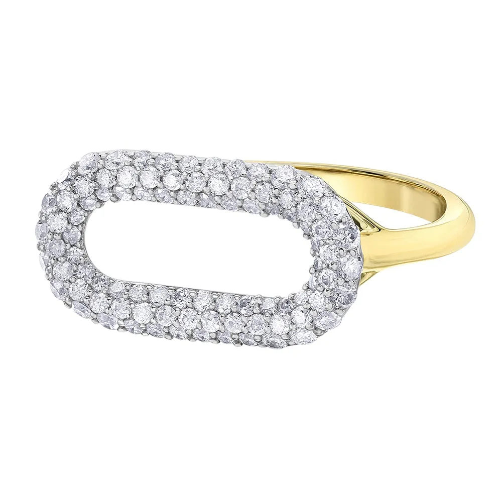 Pavé Diamond Right-Hand Ring
