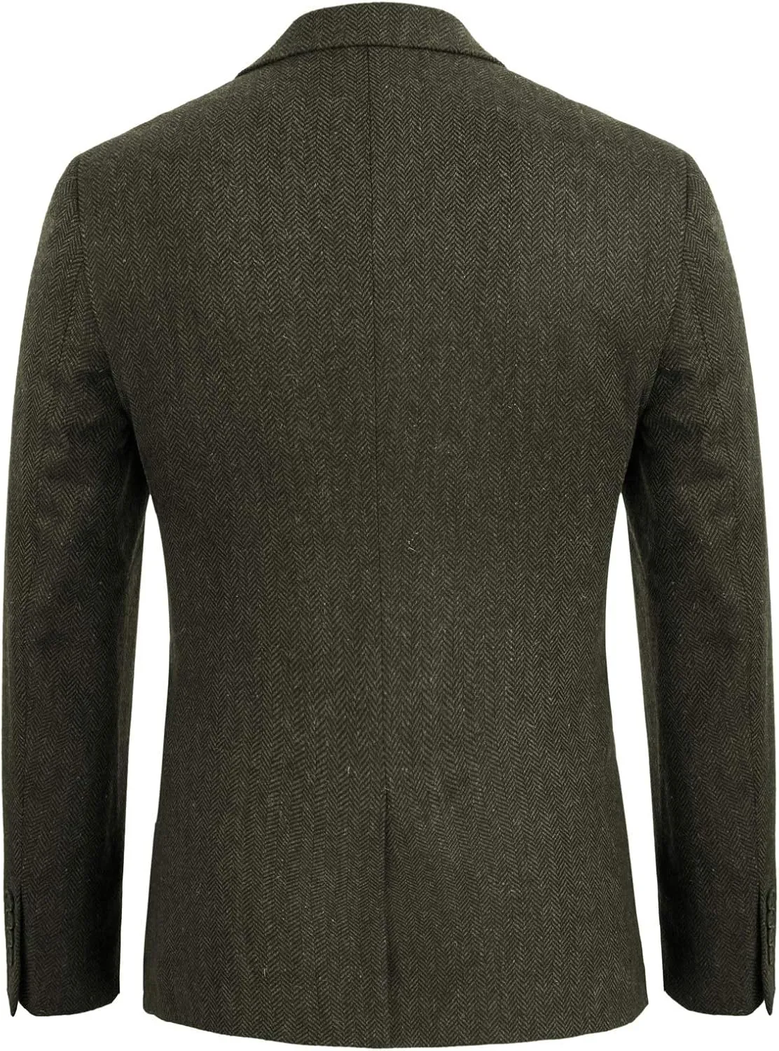PJ PAUL JONES Men's Herringbone Tweed Blazer British Wool Blend Sport Coat Jacket
