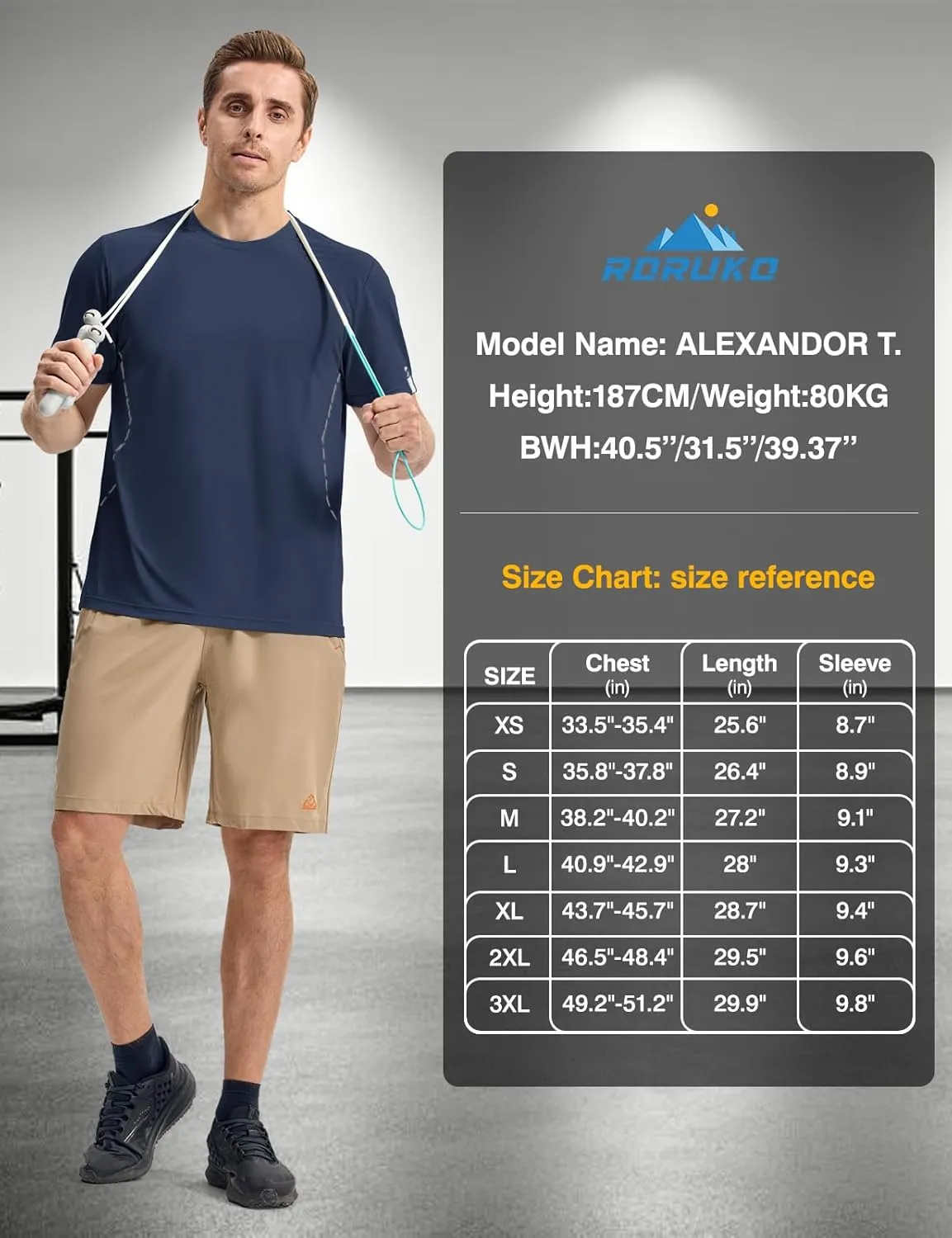 Rdruko Mens Athletic Shirts Dry Fit Short Sleeve Moisture Wicking Workout Shirts Breathable Cool Running Gym T-Shirt