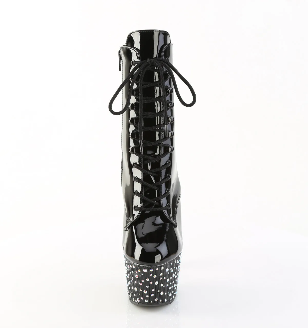STARDANCE-1020 Glitter Platform Ankle Boots