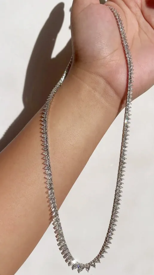 The 26.40 Carat Diamond Necklace - EF/VS
