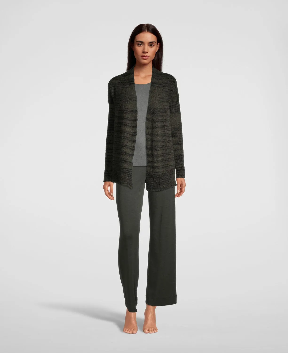 Woman Longsleeves open-front Cardigan 6712
