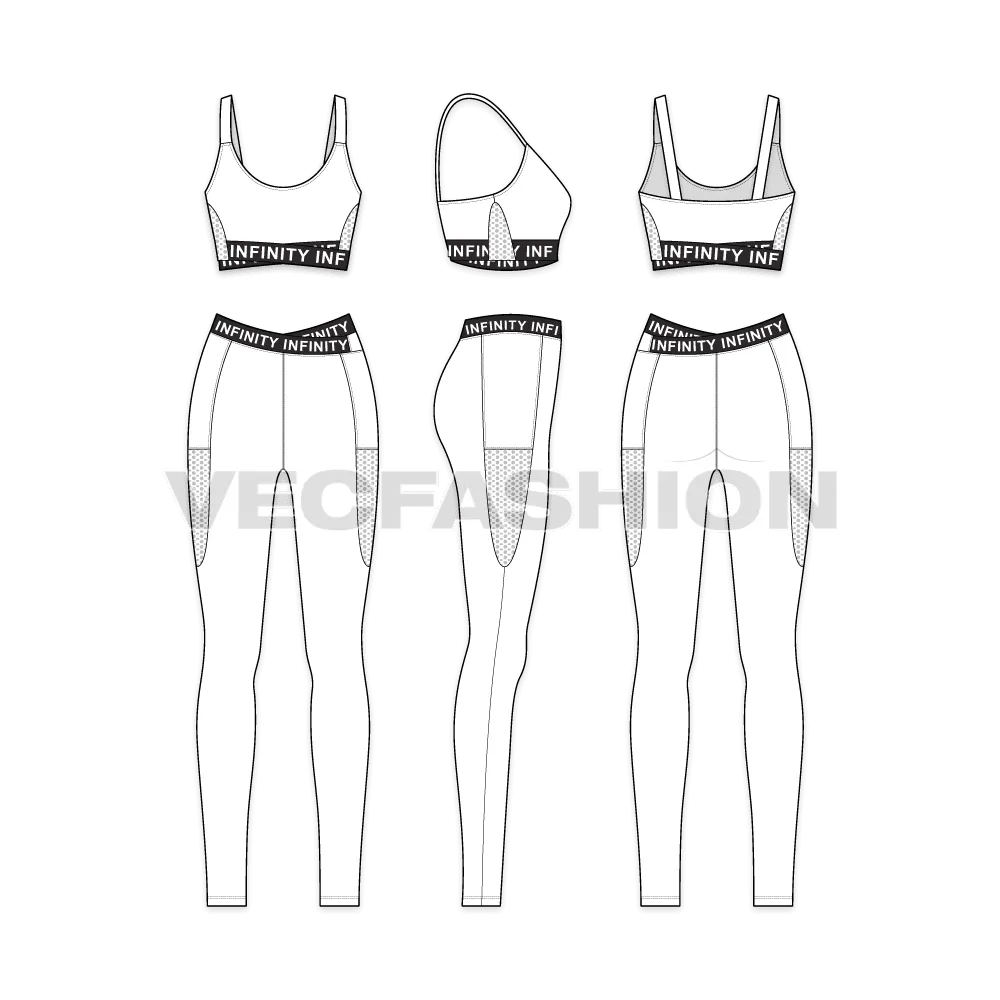 Women's Branded Sports Set