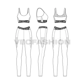 Women's Branded Sports Set