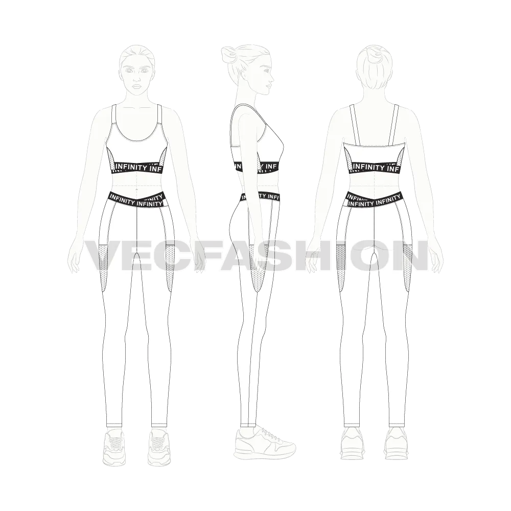 Women's Branded Sports Set