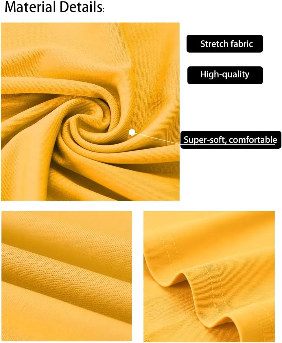Womens Elegant Off Shoulder Short Sleeve Belted Side Slit Cocktail Party Swing Dress with Pockets